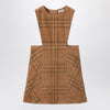 Burberry Corduroy check-patterned overalls