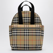  Burberry Check motif diaper backpack