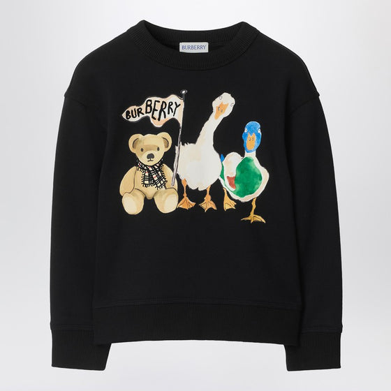 Burberry Black sweatshirt with Thomas bear and friends