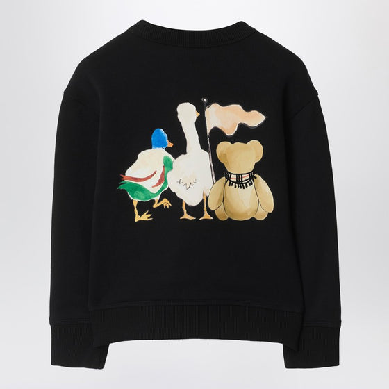 Burberry Black sweatshirt with Thomas bear and friends