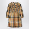 Burberry Check-pattern dress in cotton poplin