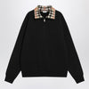 Burberry Half-zip sweatshirt black in cotton