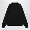 Burberry Half-zip sweatshirt black in cotton