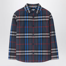 Burberry Gray shirt with Check pattern