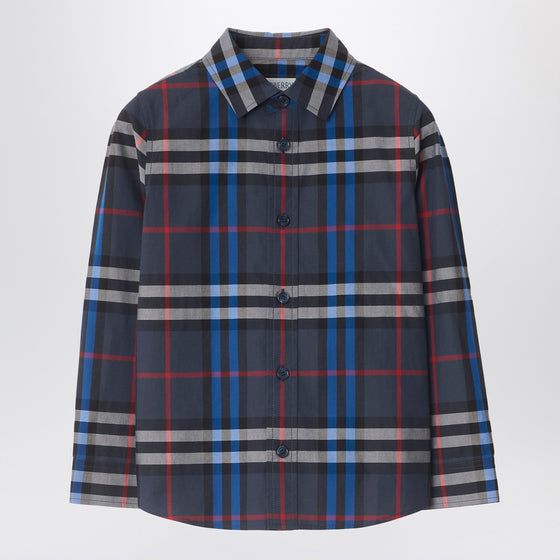 Burberry Gray shirt with Check pattern