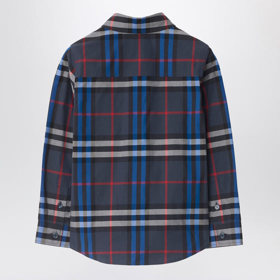 Burberry Gray shirt with Check pattern