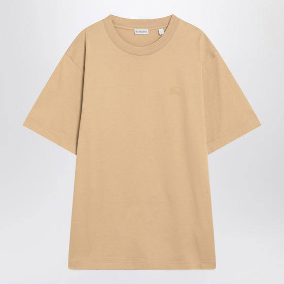 Burberry Beige short-sleeved T-shirt with EKD print