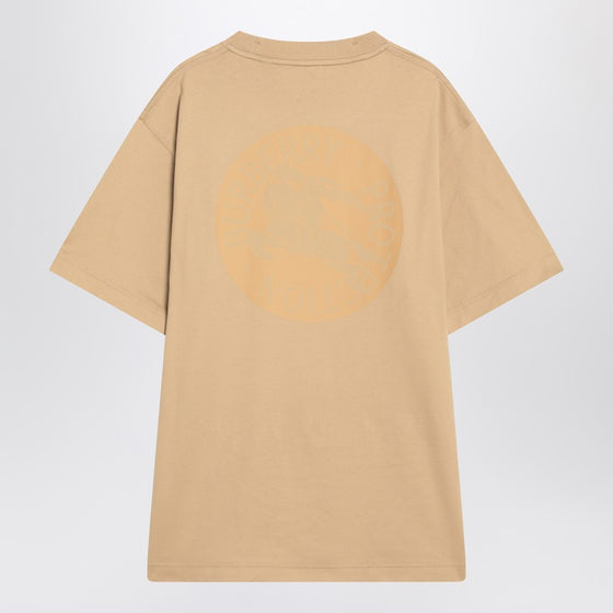 Burberry Beige short-sleeved T-shirt with EKD print