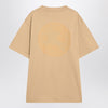 Burberry Beige short-sleeved T-shirt with EKD print