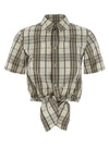 Burberry Cropped Shirt