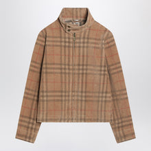  Burberry Corduroy jacket with Check pattern