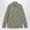 Burberry Saxon Green check-patterned shirt