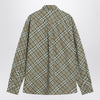 Burberry Saxon Green check-patterned shirt