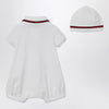 GUCCI Two-piece cotton set with web detail