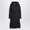 Burberry Black double-breasted padded coat with belt