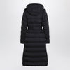 Burberry Black double-breasted padded coat with belt