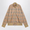 Burberry Beige sweatshirt with Check motif in jacquard