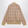 Burberry Beige sweatshirt with Check motif in jacquard