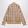 Burberry Beige sweatshirt with Check motif in jacquard