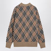 Burberry Wool and mohair blend check cardigan
