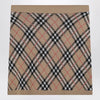 Burberry Wool and mohair blend check mini skirt