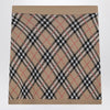 Burberry Wool and mohair blend check mini skirt