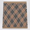 Burberry Wool and mohair blend check mini skirt