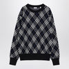 Burberry Check-pattern wool blend sweater
