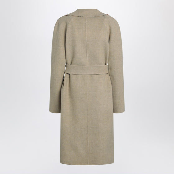 Burberry Sand reversible wool coat