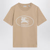 Burberry Light beige T-shirt with Equestrian Knight Design
