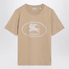 Burberry Light beige T-shirt with Equestrian Knight Design