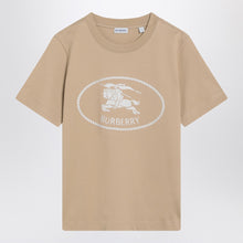  Burberry Light beige T-shirt with Equestrian Knight Design
