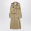 Burberry Castleford double-breasted trench with Check collar