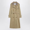 Burberry Castleford double-breasted trench with Check collar