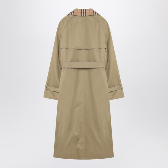 Burberry Castleford double-breasted trench with Check collar