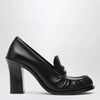 Burberry Cadet black leather loafers with heel
