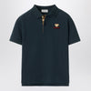 Burberry Blue cotton polo shirt