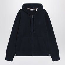  Burberry Navy blue zip-up cardigan