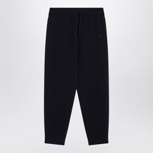  Burberry Navy blue cashmere-blend jogging pants