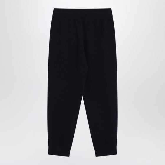 Burberry Navy blue cashmere-blend jogging pants