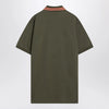 GUCCI Moss green polo in cotton blend