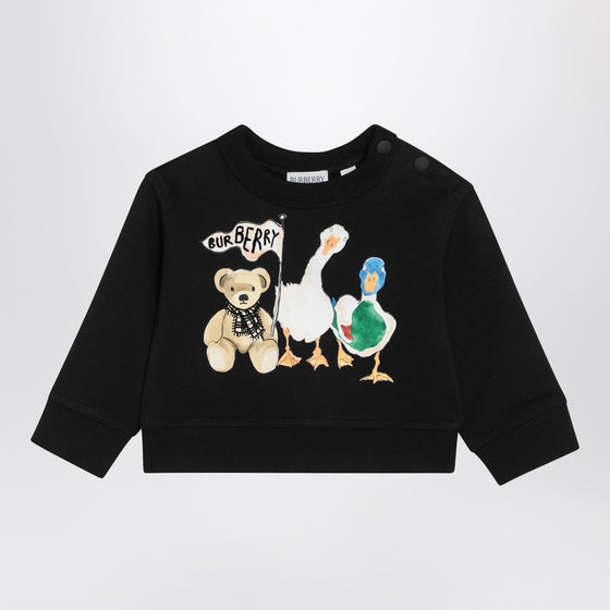 Burberry Black sweatshirt with Thomas bear and friends