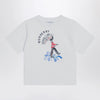 Burberry White T-shirt with logo print