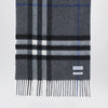 Burberry Check cashmere scarf in Marlborough Grey