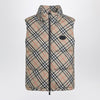 Burberry Check-pattern padded gilet with zip