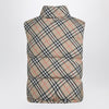 Burberry Check-pattern padded gilet with zip