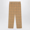Burberry Sand-coloured check corduroy trousers