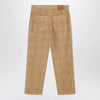 Burberry Sand-coloured check corduroy trousers