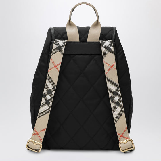 Burberry Black Horseshoe backpack
