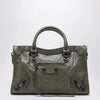 Balenciaga Le City small tote bag in military green